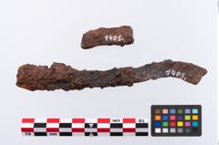 Etikett zu Eisenmesser (NHMW-PRAE-001405)